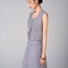 Áo kiểu SN croptop ốp lá thêu bode