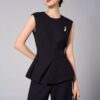 Áo kiểu SN thân xếp ly chéo