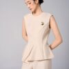 Áo kiểu SN thân xếp ly chéo