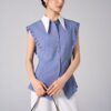 Sơ mi SN bèo vai phối cổ